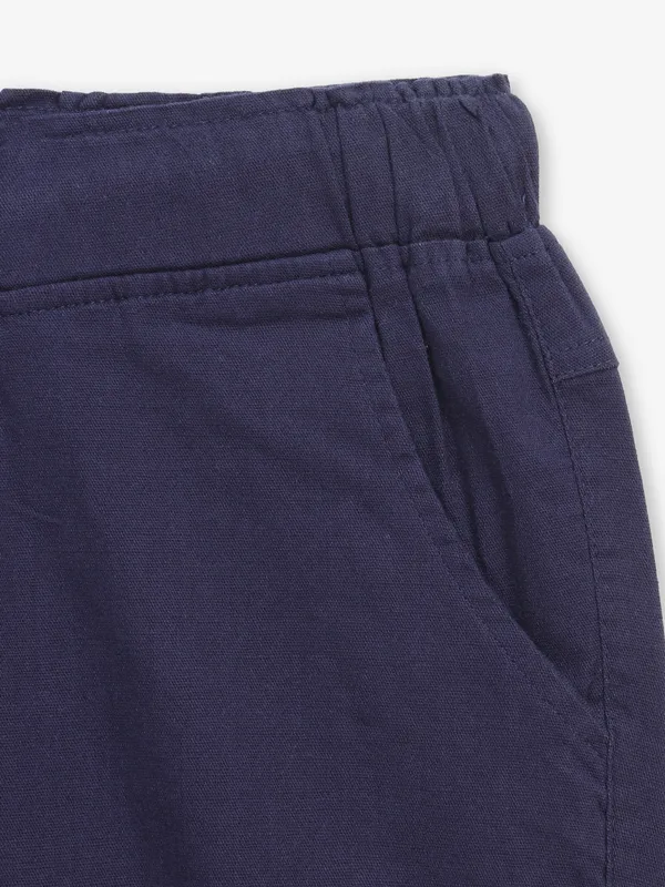 GLOBAL REPUBLIC women navy cotton pant