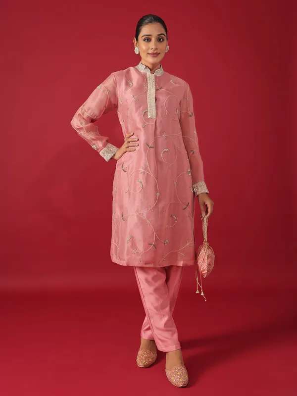 Stand collar suits for ladies top