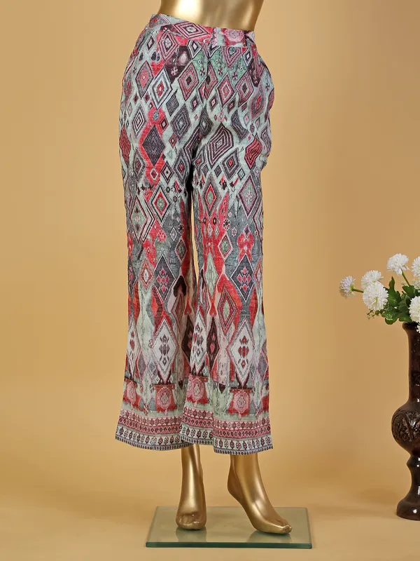 Green shaded printed cotton co ord set