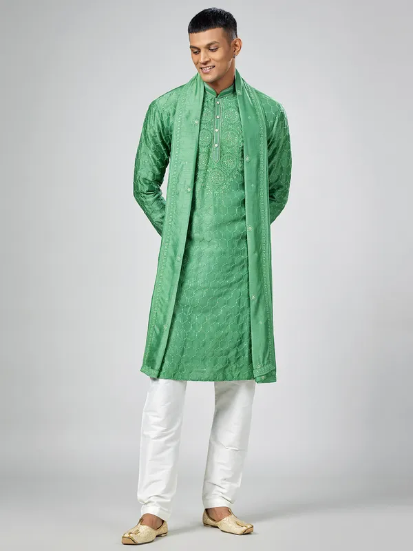 Green Kurta Pajama Buy Vibrant Green Kurta Pajama Online in