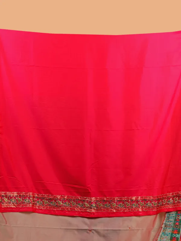 Grey art silk saree for wedding