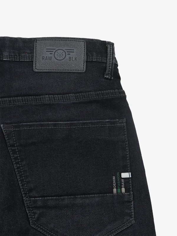 GS78 black denim jeans in slim fit