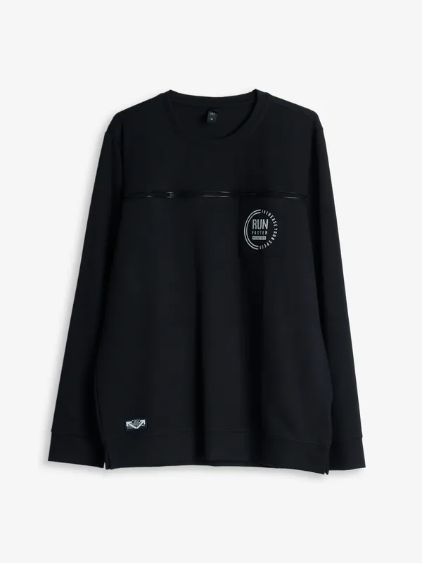 GS78 cotton black full sleeves t shirt