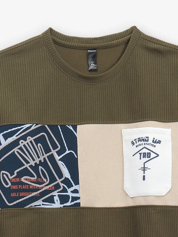 GS78 cotton olive t-shirt