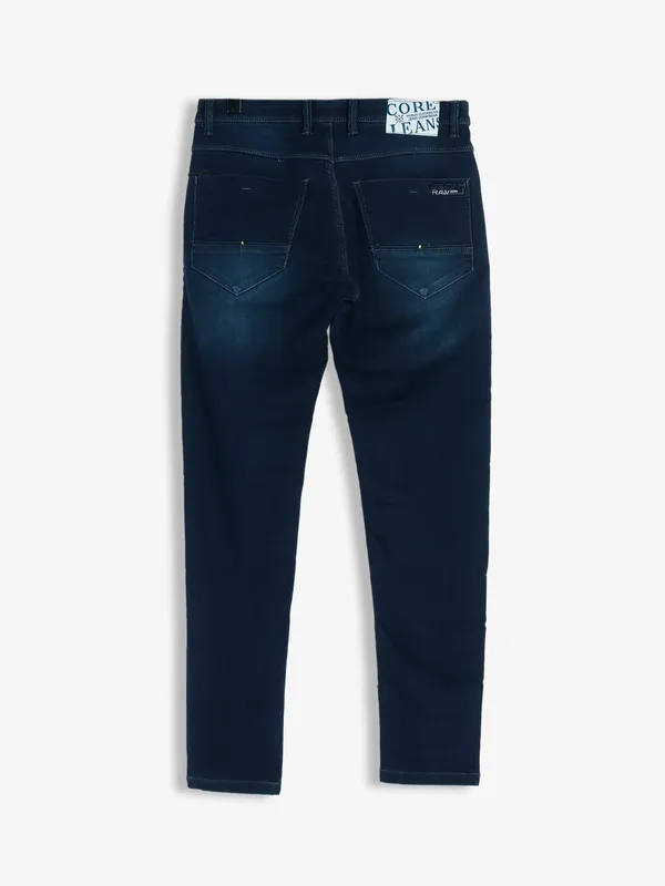GS78 dark blue washed slim fit jeans