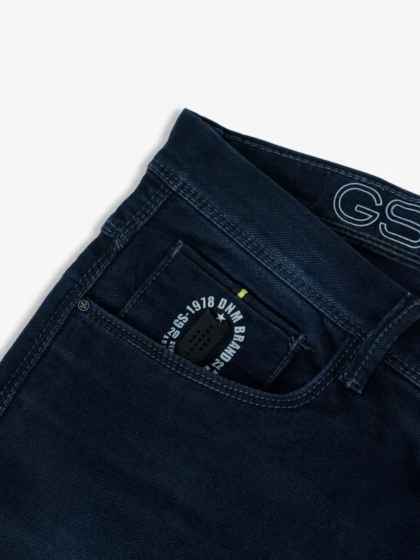 GS78 dark blue washed slim fit jeans