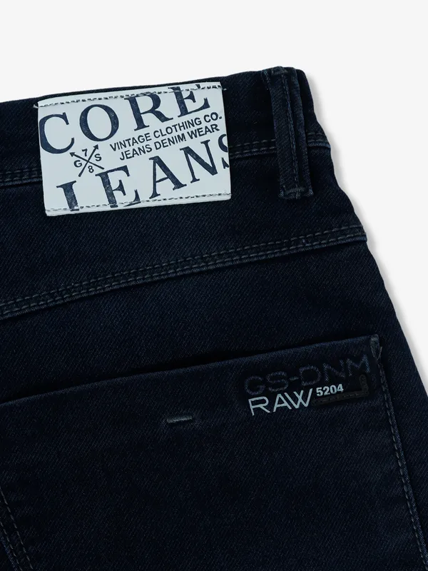 GS78 dark blue washed slim fit jeans