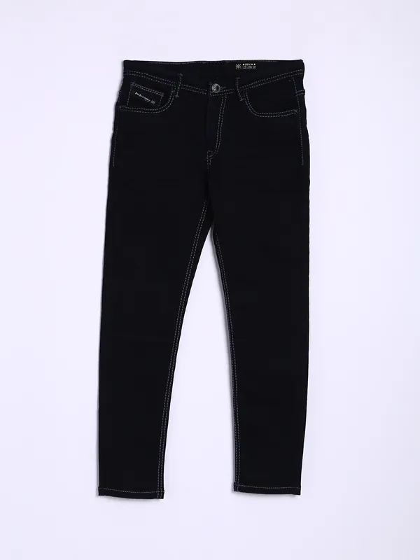 GS78 dark navy slim fit jeans in solid