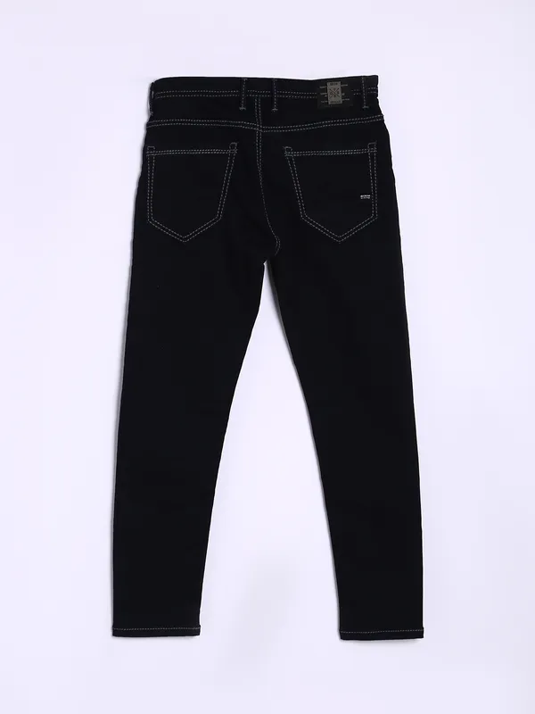 GS78 dark navy slim fit jeans in solid