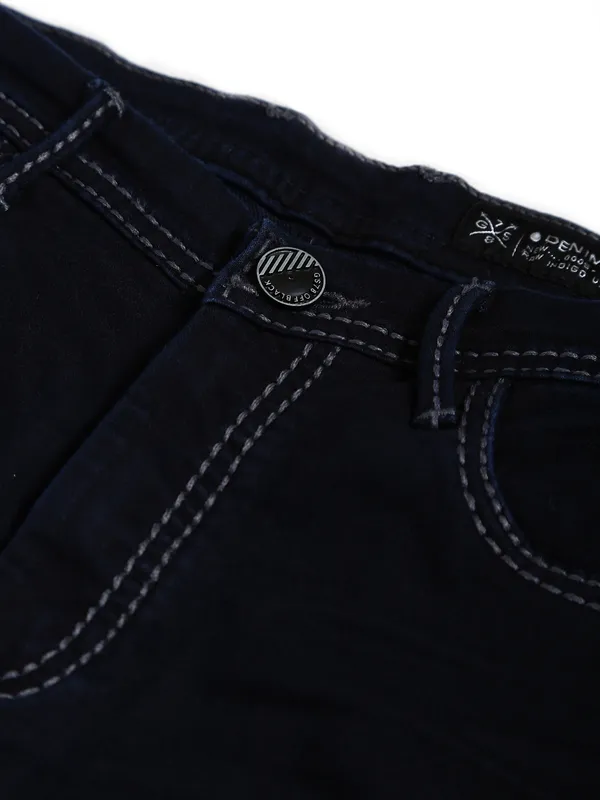 GS78 dark navy slim fit jeans in solid