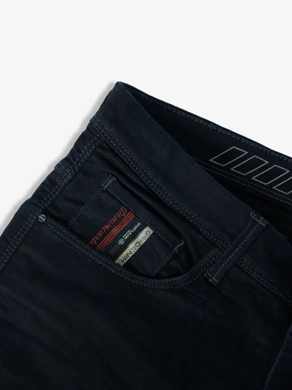 GS78 denim black slim fit jeans in solid
