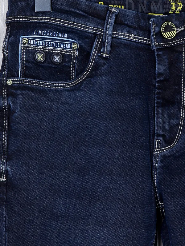 GS78 denim slim fit blue washed jeans
