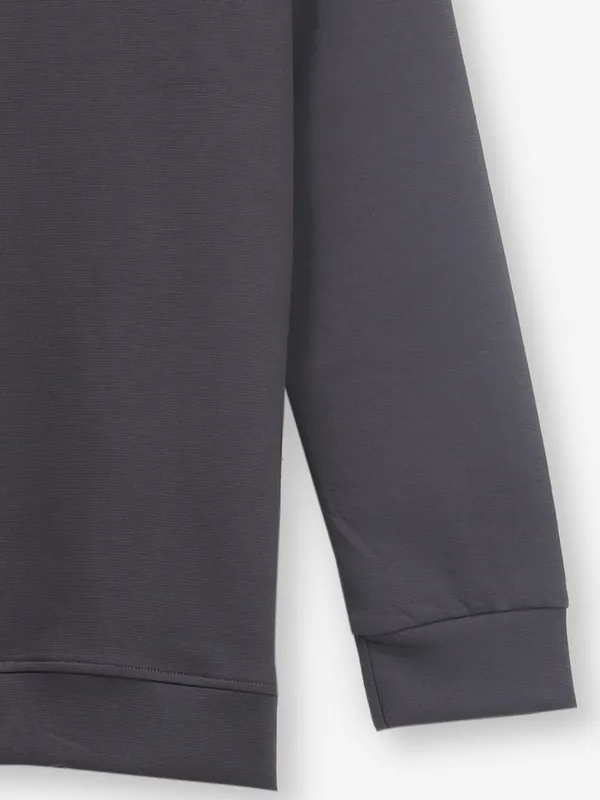 GS78 grey printed cotton t-shirt