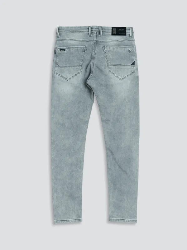GS78 grey slim fit jeans in washed