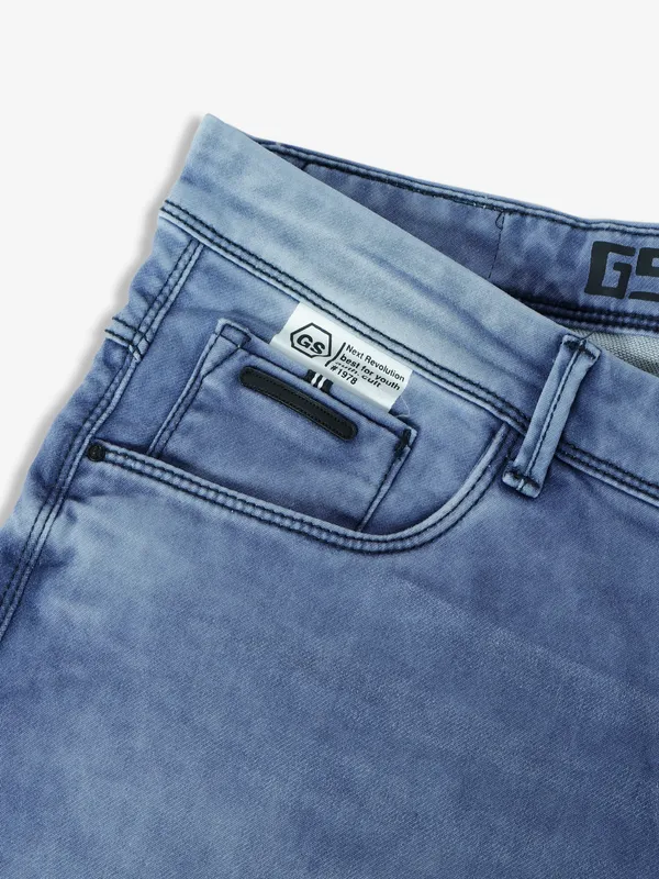 GS78 sky blue washed jeans