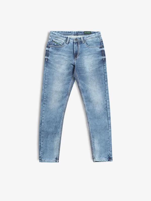 GS78 washed blue casual jeans