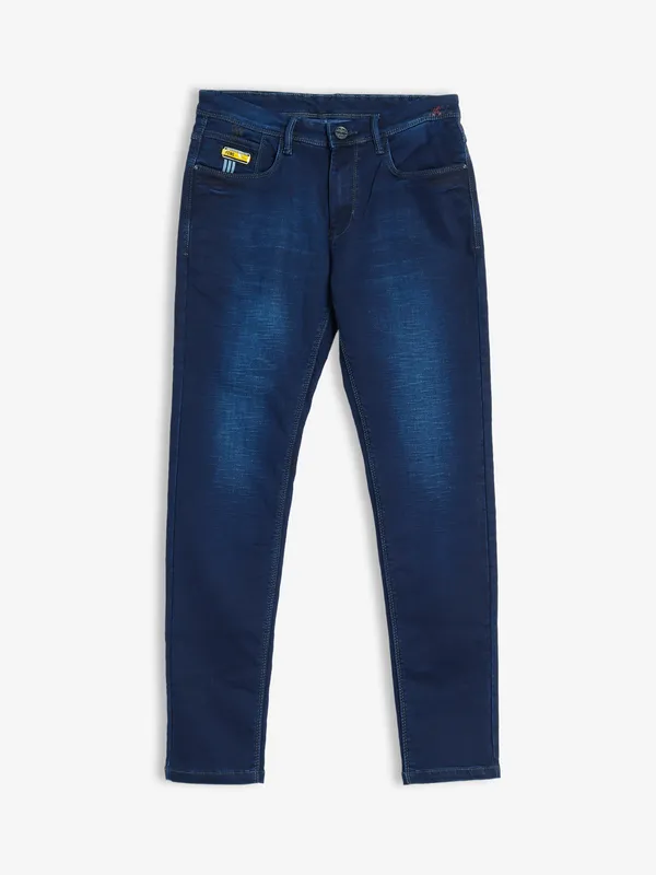 GS78 washed dark navy jeans