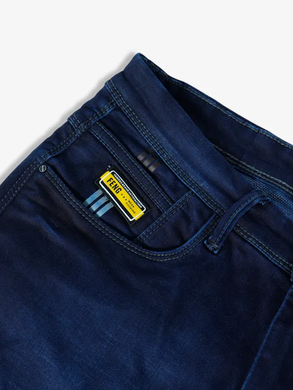 GS78 washed dark navy jeans