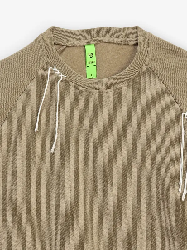 HIBRID beige cotton t-shirt