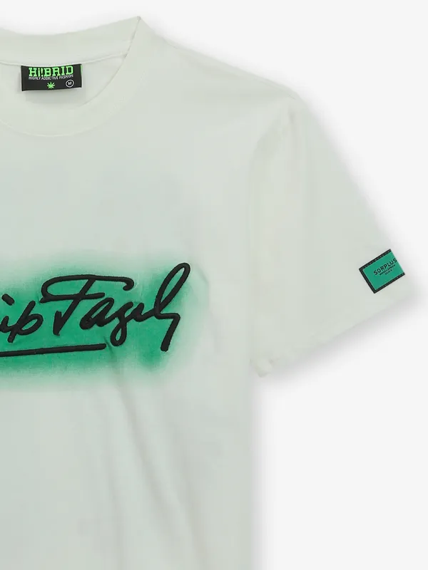 HIBRID cotton white t-shirt