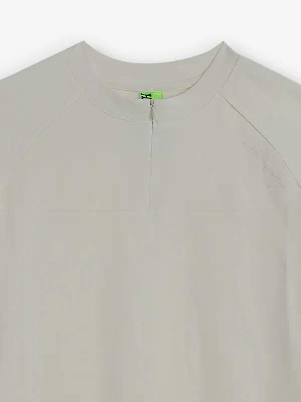 HIBRID off-white plain cotton t-shirt