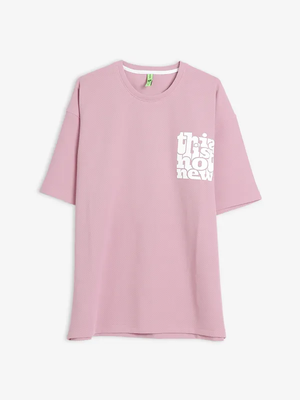 Hibrid onion pink cotton t shirt