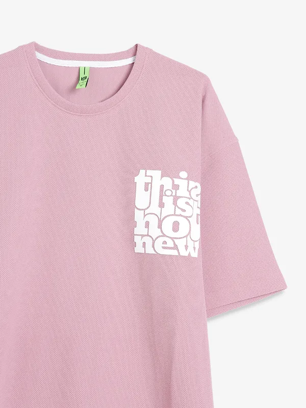 Hibrid onion pink cotton t shirt
