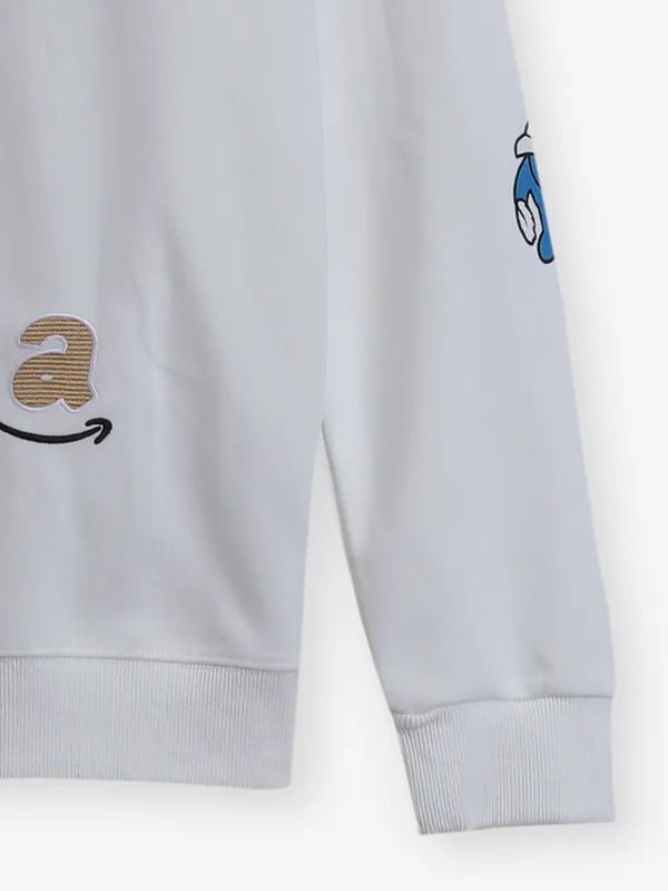 HYBRID cotton white polo t-shirt