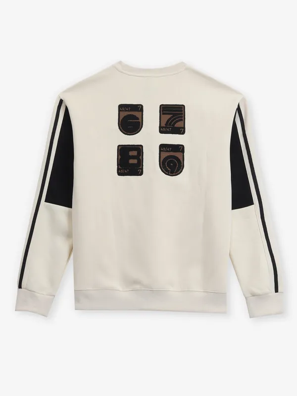 HYBRID off white full sleev cotton t-shirt