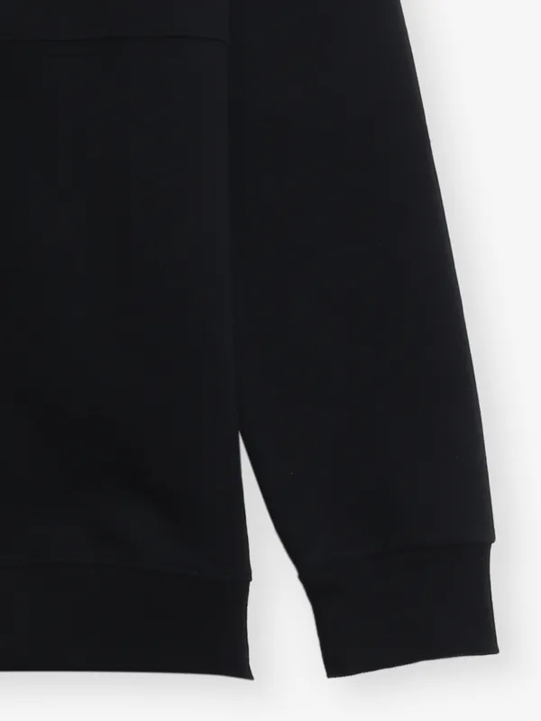 HYBRID printed black cotton t-shirt