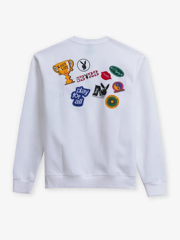 HYBRID printed white cotton t-shirt