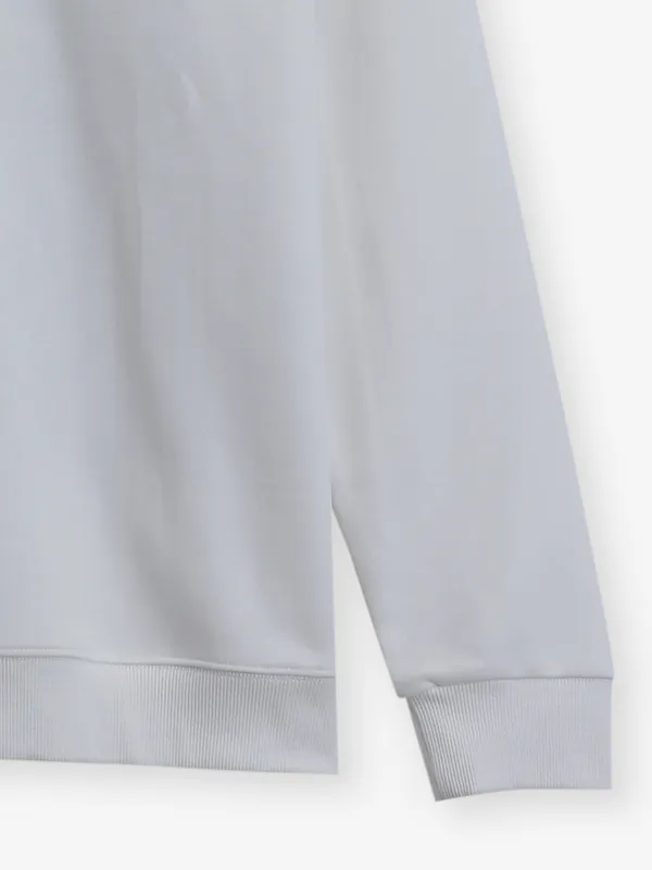 HYBRID white cotton printed t-shirt