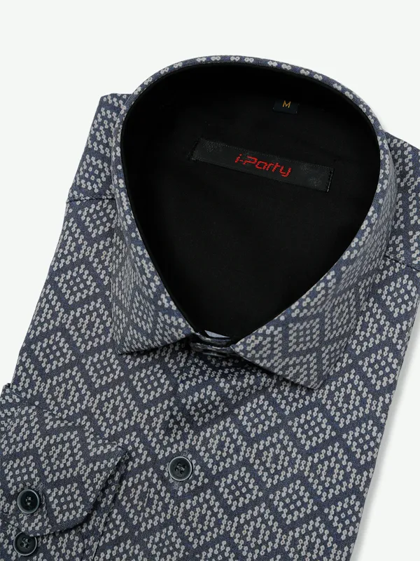I Party grey cotton shirt