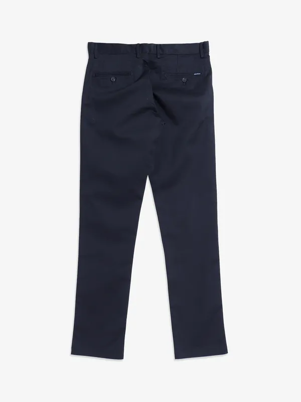 Indian Terrain black cotton trouser in brooklyn fit
