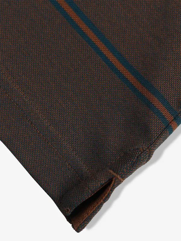 INDIAN TERRAIN brown cotton t-shirt