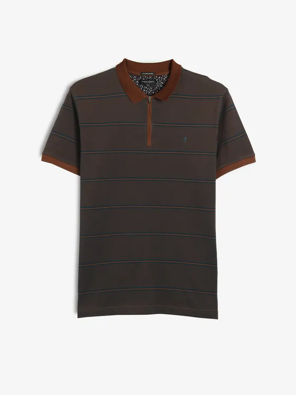INDIAN TERRAIN brown cotton t-shirt