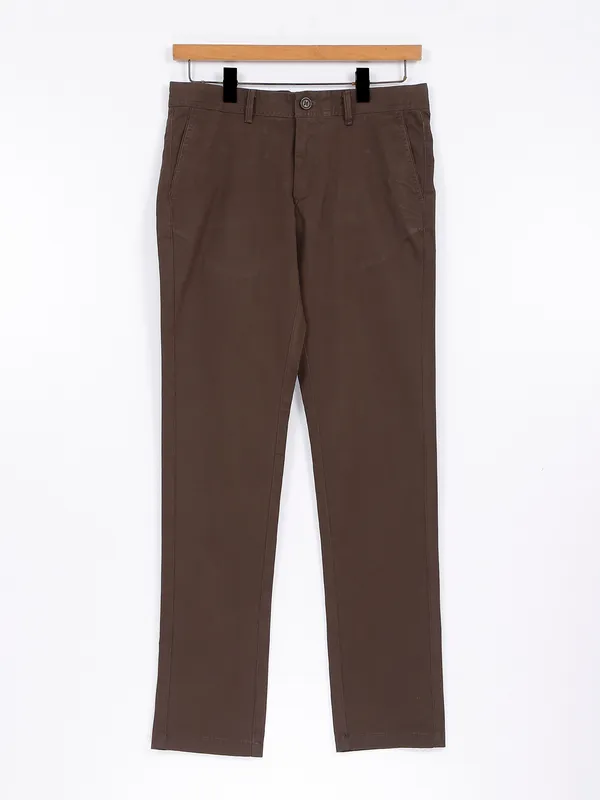 Indian Terrain brown cotton trouser