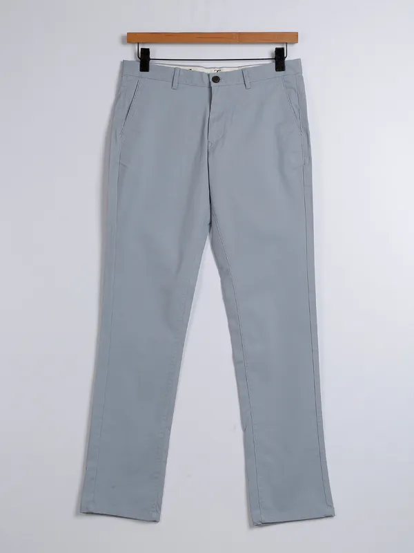 Indian Terrain cotton light grey trouser