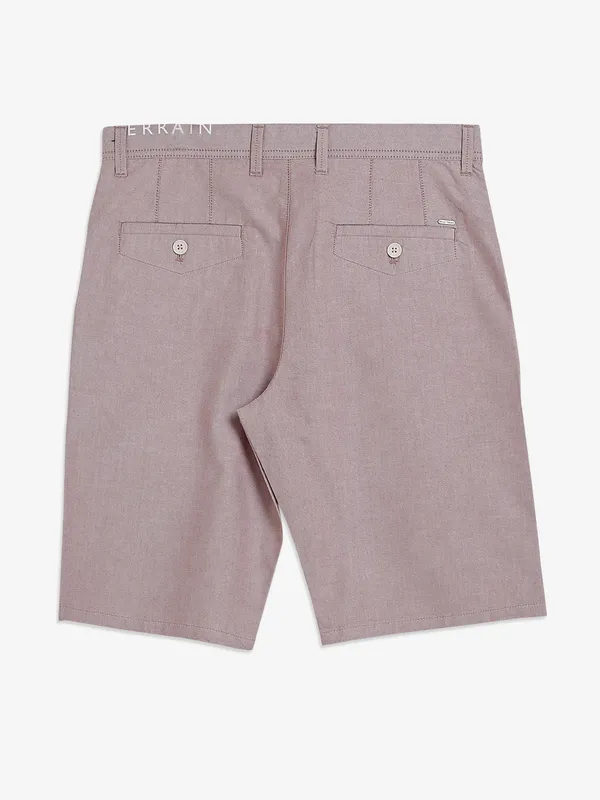 Indian Terrain cotton beige shorts