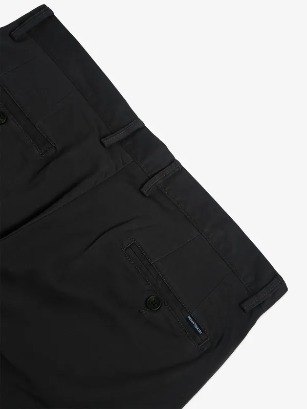 INDIAN TERRAIN dark grey solid brooklyn fit trouser