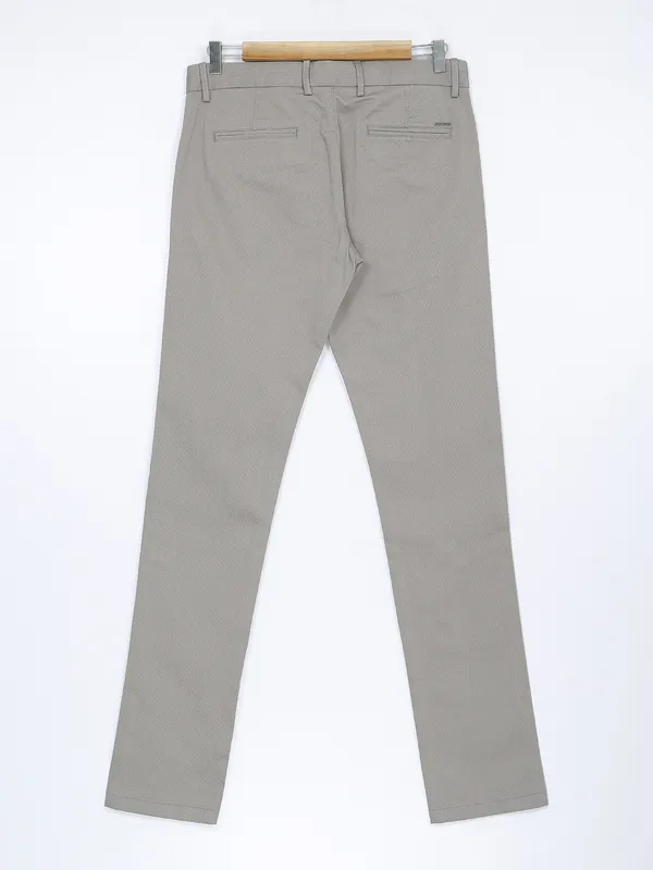 Indian Terrain grey brooklyn fit trouser