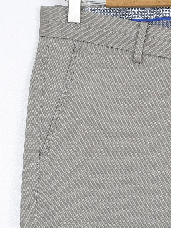 Indian Terrain grey brooklyn fit trouser