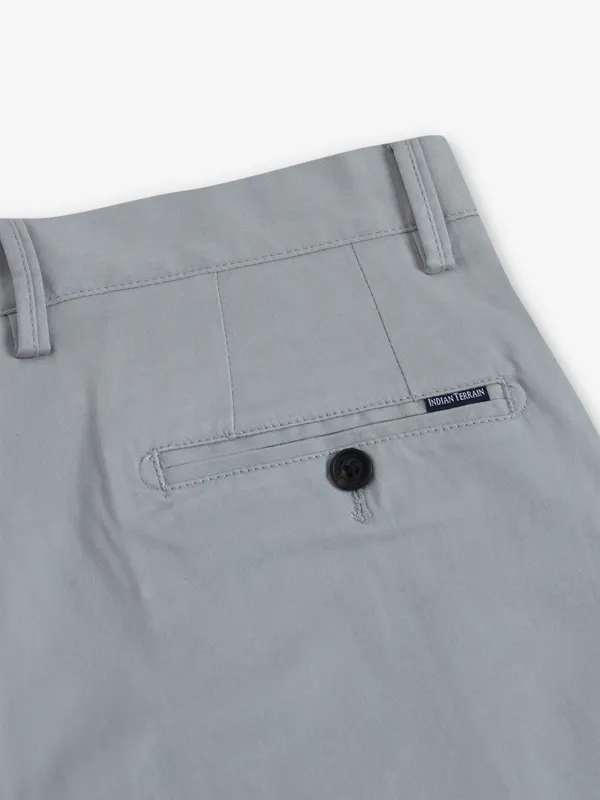 INDIAN TERRAIN grey cotton trouser