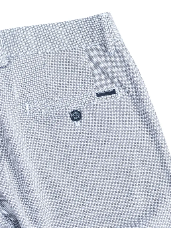 Indian Terrain grey textured cotton trouser