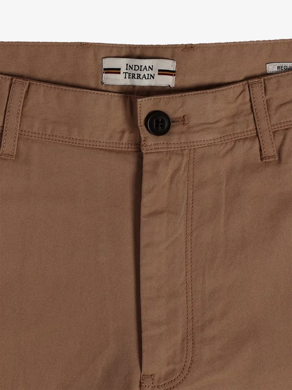 INDIAN TERRAIN khaki regular fit shorts