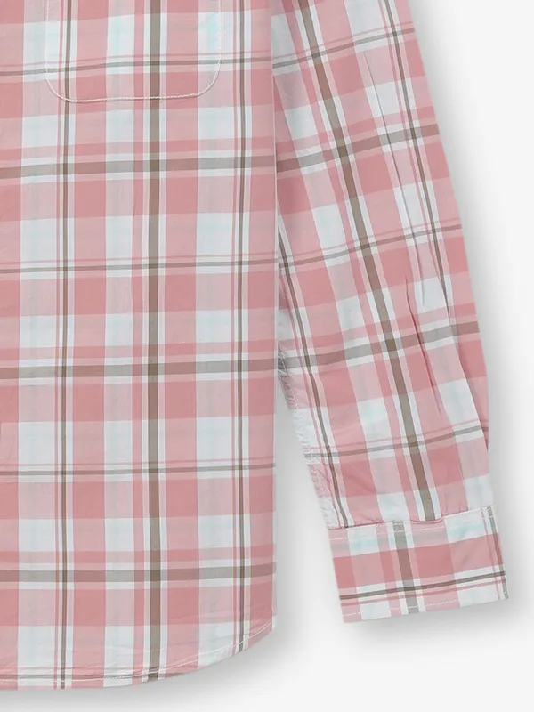 INDIAN TERRAIN light pink shirt in cotton