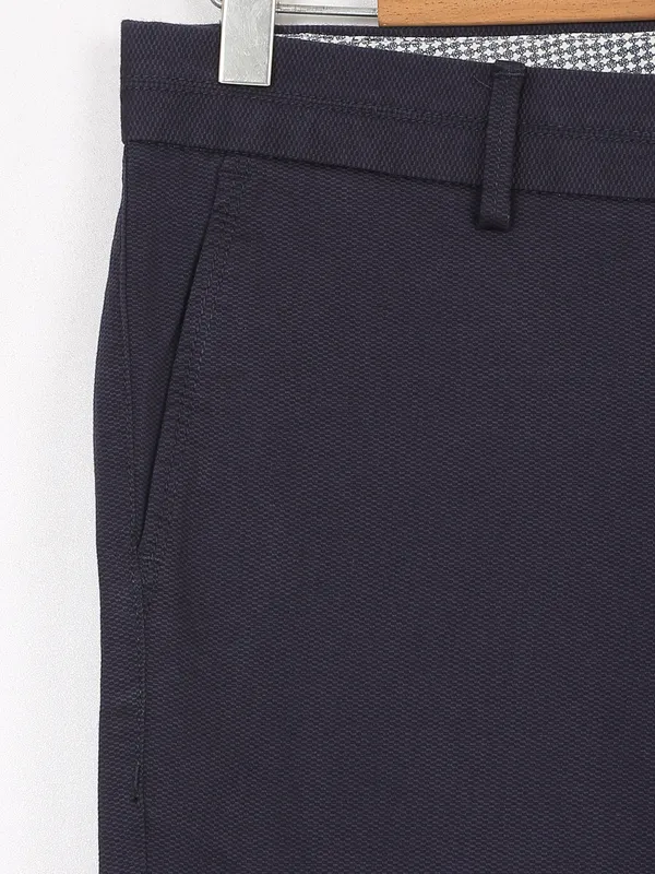 Indian Terrain navy solid trouser