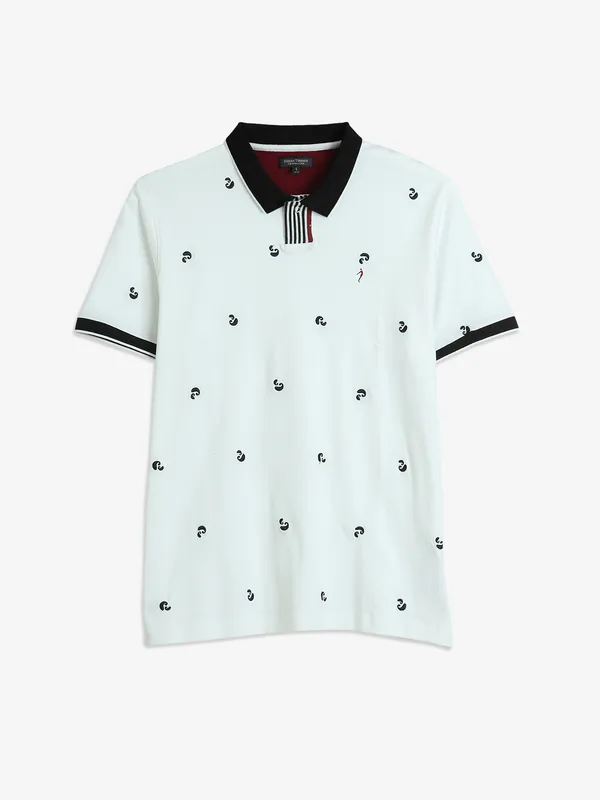 INDIAN TERRAIN plain white cotton t-shirt