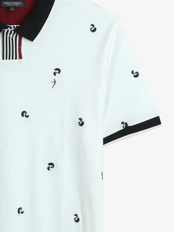 INDIAN TERRAIN plain white cotton t-shirt
