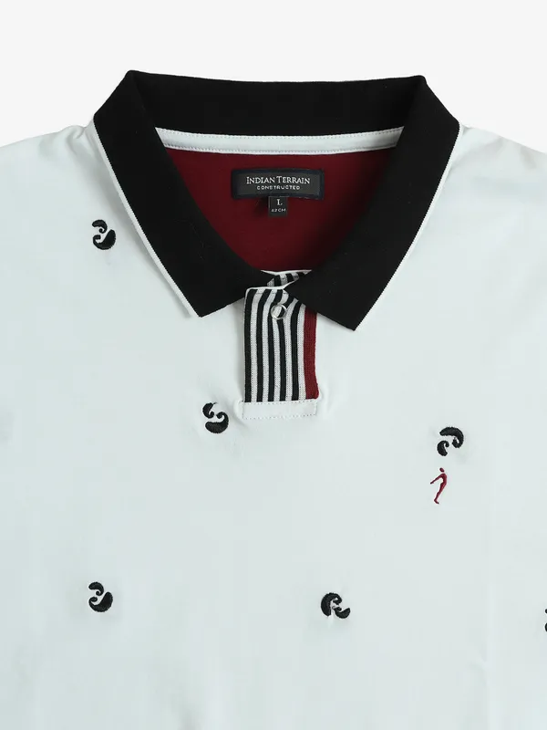 INDIAN TERRAIN plain white cotton t-shirt